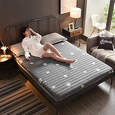 Latex Sleeping Tatami Floor Mat Thick Breathable Mattress Topper