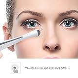 Spaire Ionic Eye Massager Wand Anti-aging Eye Skin Care High Frequency Vibration battery operated Portable Wrinkle Remover Relieve Dark Circles and Puffiness for Night owl men and women