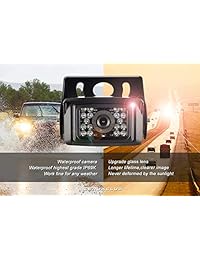 Kit de sistema de cámara de copia de seguridad inalámbrica Digital, sin interferencias, IP69 inalámbrico impermeable cámara de visión trasera + 7"" LCD Monitor de marcha atrás inalámbrica para camión semirremolque caja camión RV   (W01   7 inch)