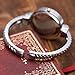 Top Plaza Elegant Fashion Women's Grils' Retro Bracelet Bangle Wrist Quartz Watch, Silver Tone