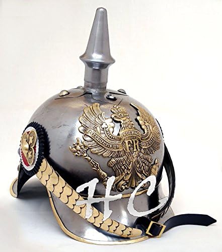 Expressions Enterprises WW1 FR German Prussian Pickelhaube Helmet Long Spike
