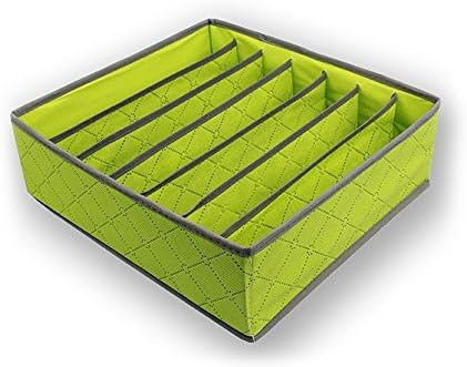 Green Plaid Closet Organizers Drawer Dividers for Bras