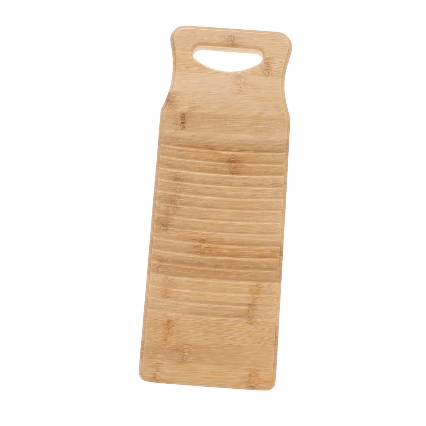 BESTonZON Bamboo Washing Clothes Washboard Laundry Board 40x15cm