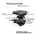 AsiaPPump Aquarium Air Pump Quietest Energy Saving 1-1.5W 24-40 Gallon Fish Tank Oxygen Aerator Pump (Black Fish)