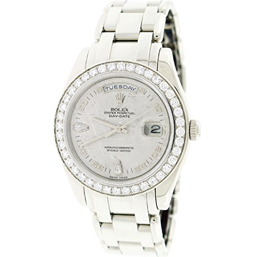 Rolex Platinum Day-Date Meteorite Diamond Dial Special Edition Watch 18946 $Box&Papers (Certified Pre-owned)