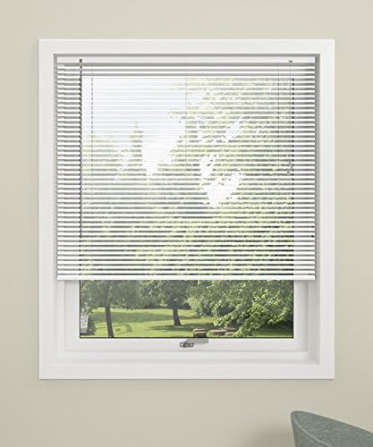 DEBEL Venetian Blind, Twist, Metal, White, 140 x 130 cm
