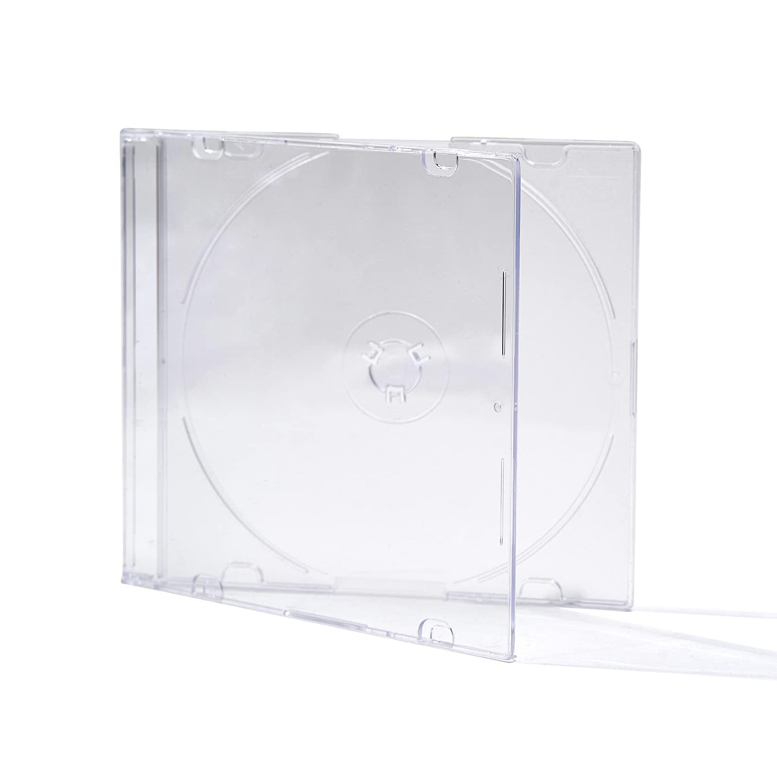Jewel CD Cases 5.2mm Transparent Tray 10