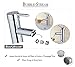 Beati Faucet Single Handle Bathroom Faucet, Bathroom Sink Faucet 1 or 3 Hole, Small RV Vanity Faucet,Chrome