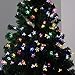 SEMILITS Solar Outdoor String Lights 50LED Flower Shaped Christmas Lights for Patio Garden Decoration Multi Color