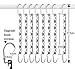8 Pcs Space Saving Hangers Magic Hangers Metal Heavy Duty Hooks Closet Clothing Hanger Organizer, 10 inch