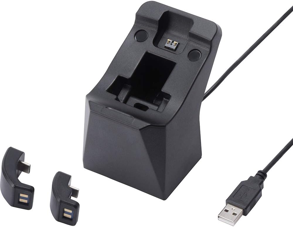 Amazon Cyber コントローラー置くだけ充電スタンド Switch 用 ブラック Switch 周辺機器 アクセサリ