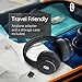 TaoTronics Active Noise Cancelling Bluetooth Headphones HiFi Stereo Wireless Over Ear Deep Bass Headset w/CVC Noise Canceling Microphone 30 Hour Playtime-Blue