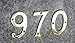 ZW Hardware A200 4 Inch Brass Bright Brass House Number 9