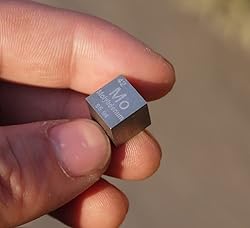 Molybdenum Cube - 10mm Pure Metal Element Cubes
