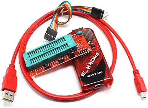 Yoochin 1pack PICKIT3 PIC KIT3 PICKIT 3 Programmer Offline Programming PIC Microcontroller Chip Monopoly+PIC Programmer Adapter seat