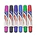 Petperi Professional Temporary Dog Hair Dye Pens Set (6Pcs/Pack),completely non-toxic and safe (red+deeppink+pruple+black+blue+green)