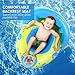 Peradix Baby Pool Float with Canopy, Inflatable Baby Swimming Ring with Removable Sun Protection Shade, Whale Toddler Floaties Water Infant Swim Float Toys