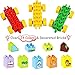 Big Train Building Block Toy for Toddler Age 2 3 4 Boys and Girls Christmas Gift Educational Learning Playset