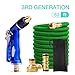 Lyhope Shelterin 50ft Garden Hose Expandable All New 3RD Generation Heavy Duty Water Hose with Durable Spray Nozzle, 3/4 Solid Brass Connector by