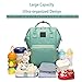 Reliancer Large Capacity Diaper Bag for Baby Care Multi-Function Waterproof Travel Nappy Bags Backpack Fashion Mummy Nursing Bag w/Insulated Pockets 6 Colors