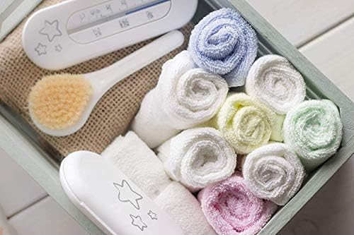 JM Baby Wash Cloths – Bamboo Face Cloth – Super Soft, Highly Absorbent, Hypoallergenic & Antibacterial Bamboo Flannel – Perfect for Babies and Adults – 10"x10" (Assorted, 8 Pack) - Image 4