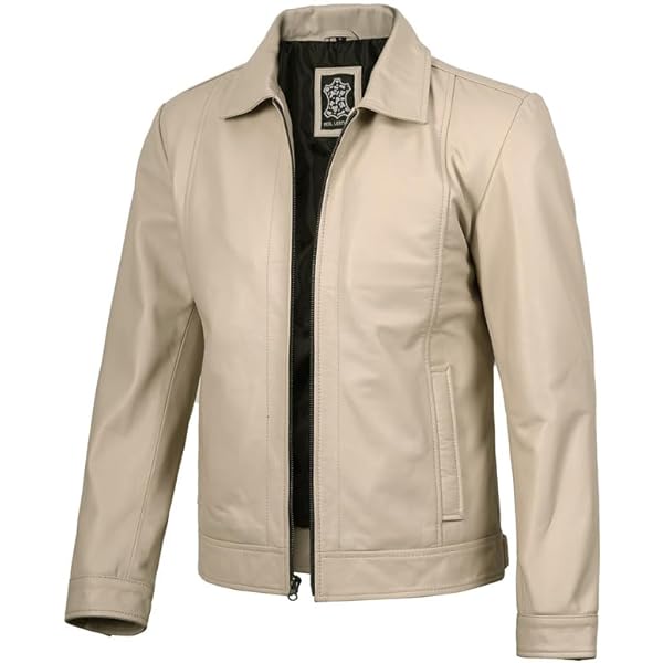 Victory Outfitters Men's Genuine Leather Banded Bottom Jacket