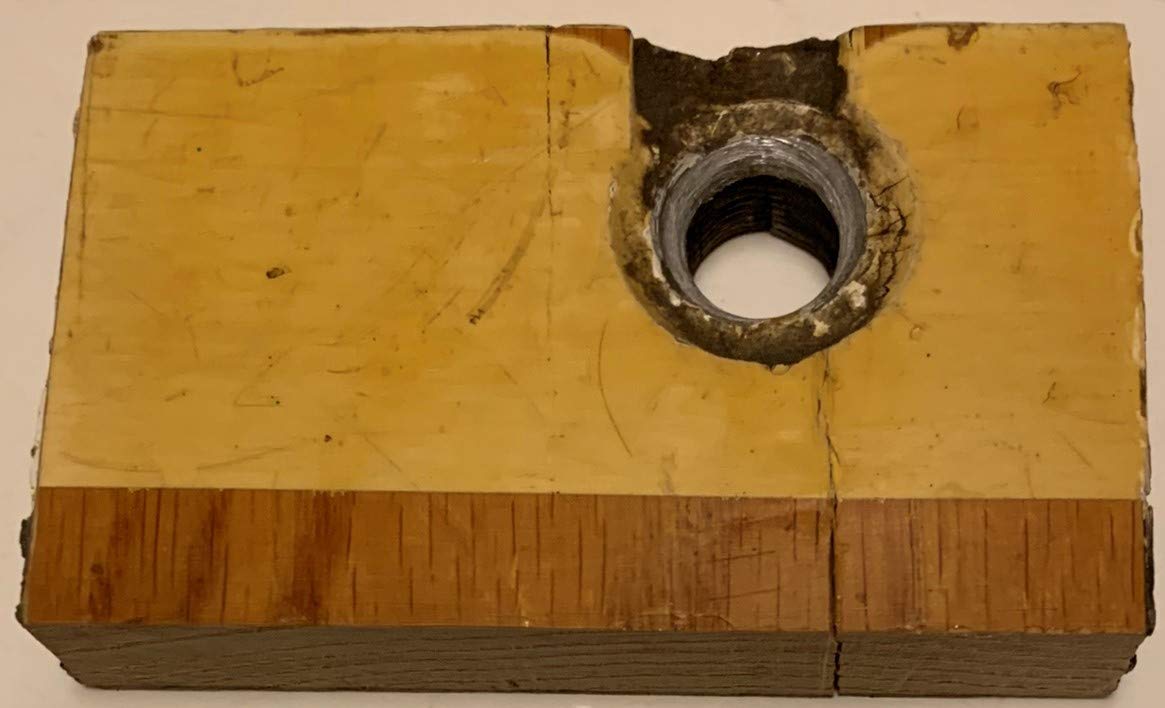 Authentic 2 Color Piece Of Boston Garden Parquet Floor