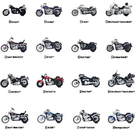 Amazon Uccハーレーダビッドソン110th Anniversaryコレクション プレミアム全16種類full Completeセット ロボット 子ども向けフィギュア おもちゃ