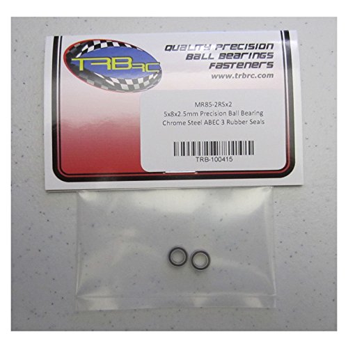 Traxxas 5114 5x8x2.5mm Replacement Precision Ball Bearings MR85-2RS (2)