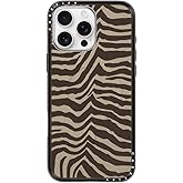 CASETiFY Magnetic for iPhone 16 Pro Max Case, PC/TPU, Black Bumper | Compact Case, Compatible with MagSafe, 4ft. 2x Military Grade Drop Protection | Zebra-Brown Pattern