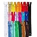 KGS Nylon Zipper for Sewing Crafts | Size: 9 Inch | 20 Assorted Colours | 40 Zippers/Pack | Multicolor Zippers for Sewing Supplies and Replacement in Bags, Pouches, Skirts, Dresses