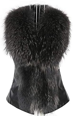 Nevera WomenWomens Faux Fur Vest Jacket Sleeveless Winter Body Warm Coat Waistcoat Gilet