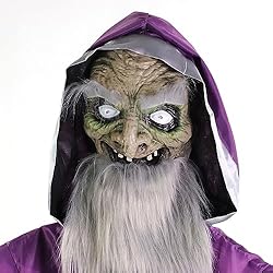 Haunted Hill Farm Animatronic Talking Wizard with