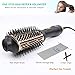 One Step Hair Dryer & Volumizer, Hot Air Brush, Blow Dryer Brush by Bownyu, Negative Ion Hair Straightening Brush, 3 In 1 Ceramic Styling Oval Comb for All Hair Types, Curler Salon Hair Comb (Gold)thumb 2