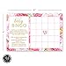 Floral Baby Shower Bingo Game Pack (25 Cards) Guests Fill-In Blanks with Gifts Guesses - Girls Pink Rustic Floral – Cute Sprinkle Activities – Favors