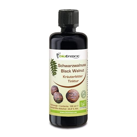 Biotraxx 100 natürlich Schwarzwalnuss Tinktur Konzentrat | 100 ml | Hergestellt in Deutschland