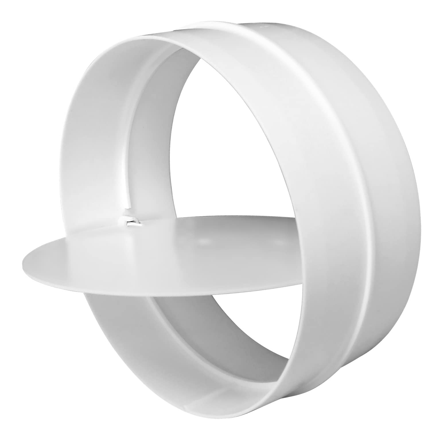 Steinberg14 Diameter 150 mm Connector with Backflow Valve - Check Valve Connector Ventilation Pipe Round Duct Ventilation System Pipe Connector — image 1