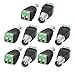 uxcell 10 Pc Screw Terminal Coaxial Cat5 to BNC Female Video Balun Connector