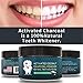 Teeth Whitening Charcoal Powder( 2.1oz)- Natural Activated Charcoal Powder Teeth Whitener of Organic Coconut Shells with Spearmint Flavor for Healthy Cleaner Whiter Teeth-Recapture Your Smile
