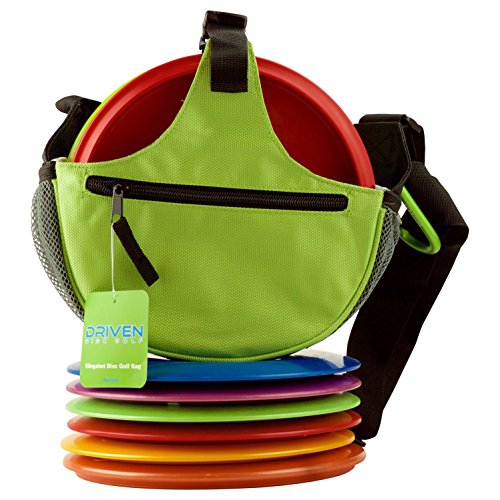 Driven Disc Golf Set - 3 Disc Starter Kit + Kiwi Green Slingshot Bag - Perfect for Beginners - Includes Innova Driver, Midrange, and Putter + FREE Mini Disc and 100% Satisfaction Guarantee - Thumbnail 3
