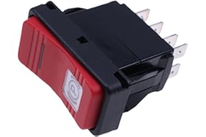 DVPARTS 20A 14V Rocker Switch Park Brake Switch 8223054 Compatible with JLG Legacy Series Skytrak