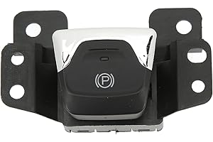 Qiilu Parking Brake Switch, ABS Electric Parking Hand Brake Button Switch 68141759Ab Replacement for Cherokee 2014‑2020