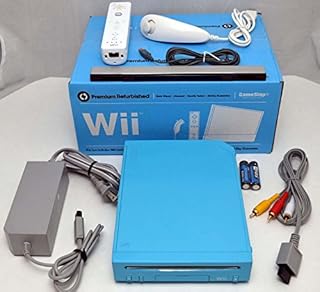 UPC 650045588348 product image for Nintendo Wii Limited Edition Blue Video Game Console Home System RVL-101 (B01N1R | upcitemdb.com