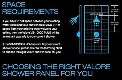 Valore Vs 1000c Plus Retrofit Shower Panel Amazon Ca Tools Home Improvement