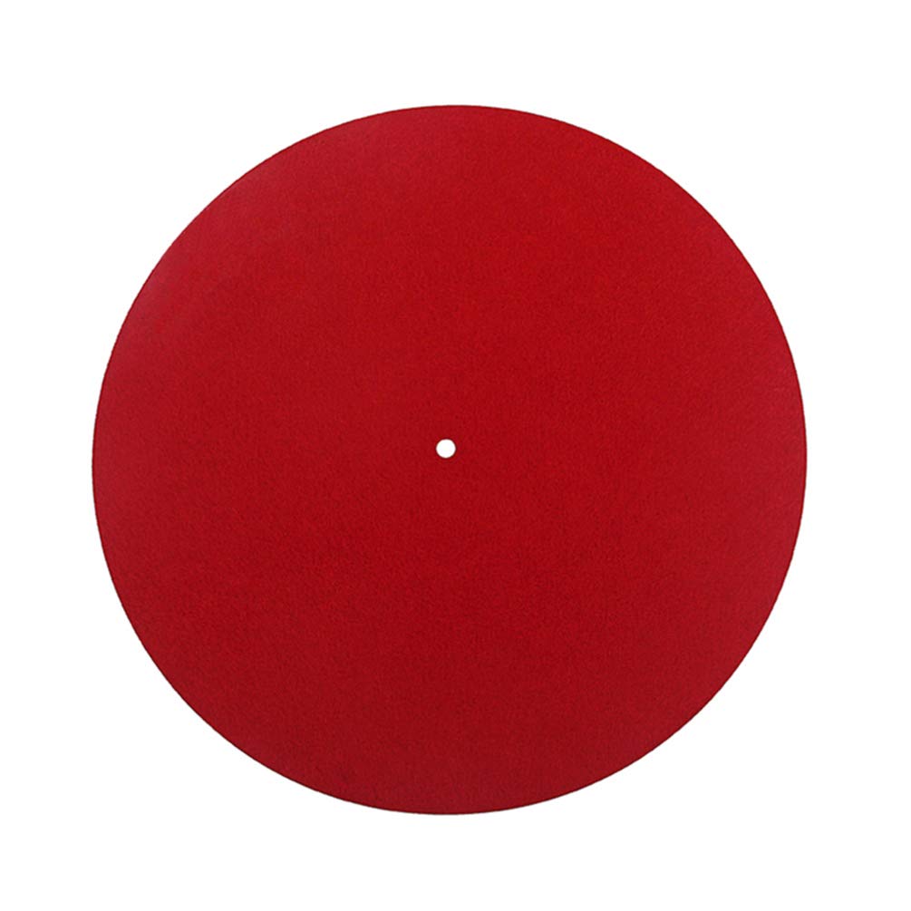 HEALLILY Turntable Platter Mat Rubber Silicone Turntable Slipmat Pad for All LP Vinyl Record Players