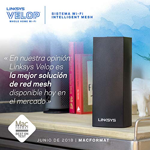 Linksys-WHW0303B-Velop-sistema-de-mesh-Wi-Fi-tribanda-para-toda-la-casa-routerextensor-WiFi-AC2200-525-m-de-cobertura-controles-parentales-3-nodos-negro