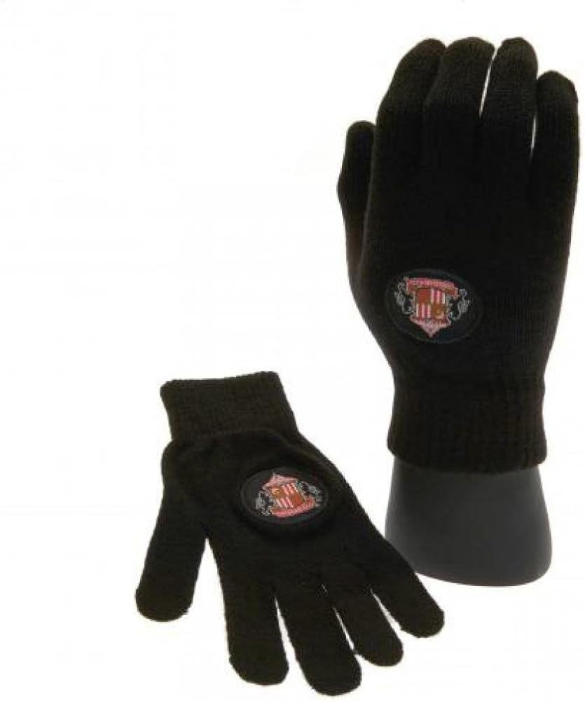 Official Sunderland AFC Junior Knitted Gloves Amazon.co.uk Clothing