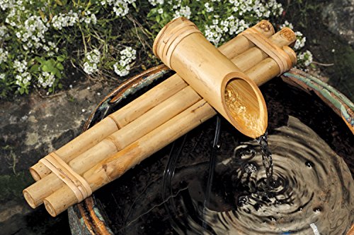 5 Bamboo+Fountain+Resistant+Container+Handmade