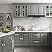 YDO(TM) Pumpkin Knobs Ivory Kitchen Cabinet Pull Ceramic Handle 8pcs
