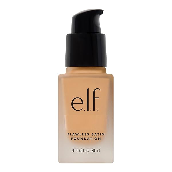 E.L.F. FLAWLESS FINISH FOUNDATION | LIGHTWEIGHT, MEDIUM COVERAGE & SEMI-MATTE | NUDE | 0.68 FL OZ (20ML) (PACKAGING MAY VARY)